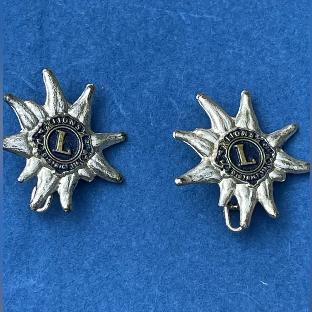 Lions Club District 114 Lapel Pins Lot of 2